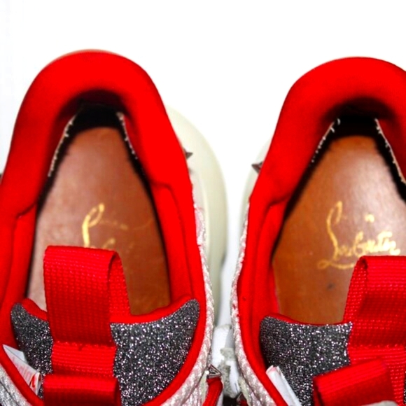 Christian Louboutin Red Runner Sneakers Multi-color Size 43 - Picture 7 of 12